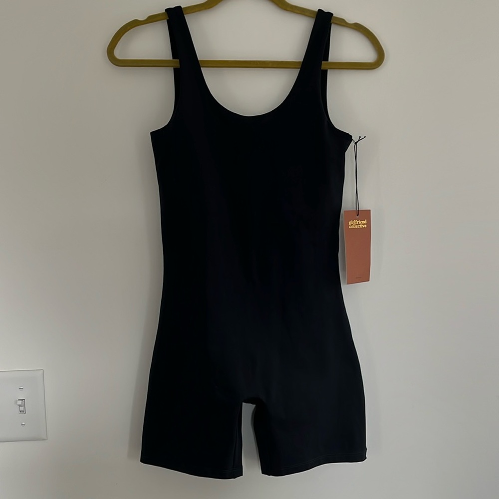 Girlfriend collective bike short unitard